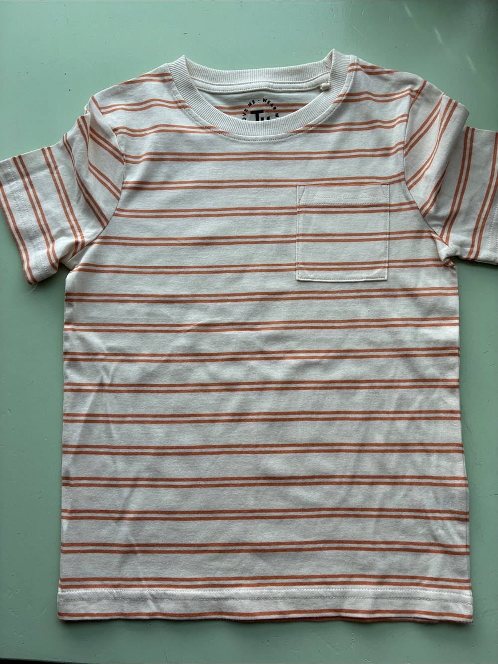 Kids Striped Pocket Tee